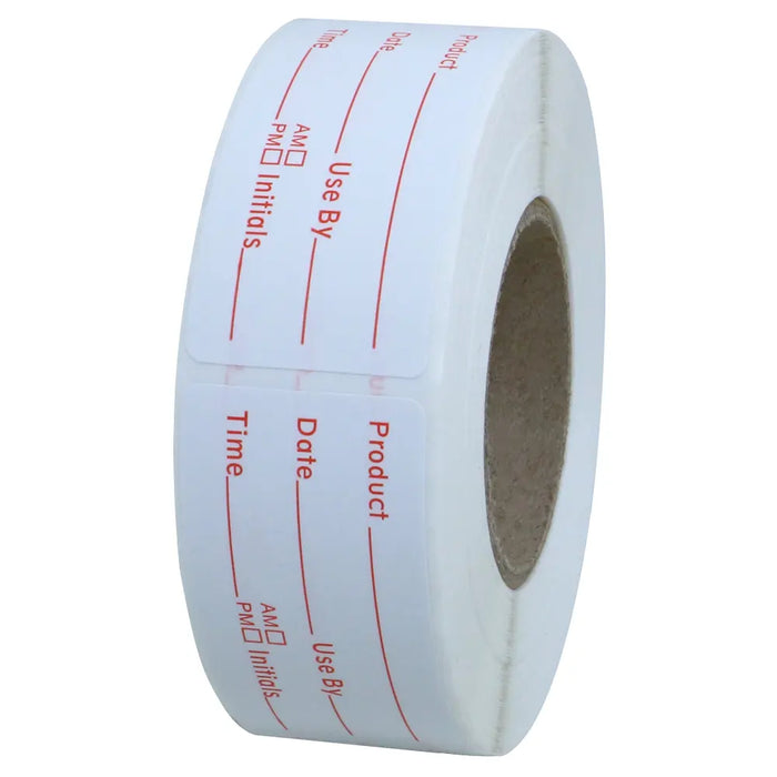 Food label stickers - 500 stickers per roll