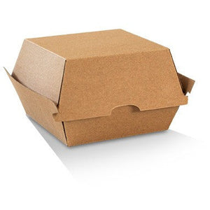 High Burger Box/Brown Corrugated Brown/Plain 200/ctn